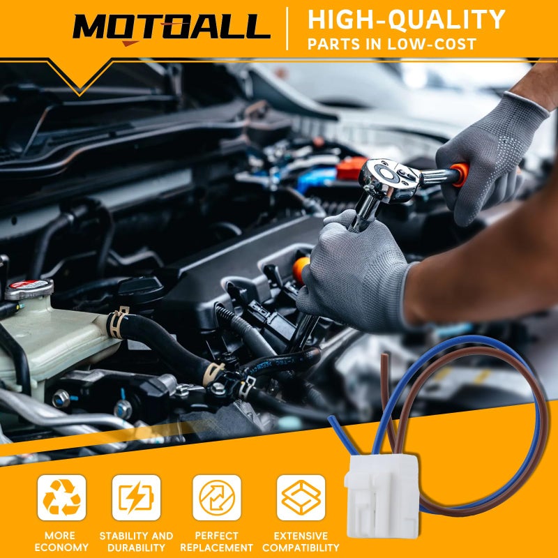 MOTOALL Repair Harness Cord Kit for 1999-2003 Acura Heater Blower Motor - Image 2